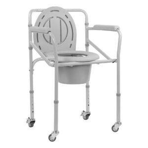 Silla cómodo plegable con ruedas freno premium plegable