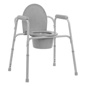 Silla cómodo fija con altura ajustable para baño y ducha